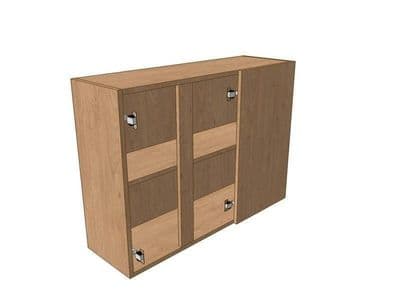 Noto 1000mm Corner Wall Unit 2 Door 400mm RH Blank 720mm High