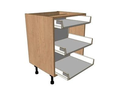 Noto 450mm Drawer Pack 1 Shallow 2 Pan