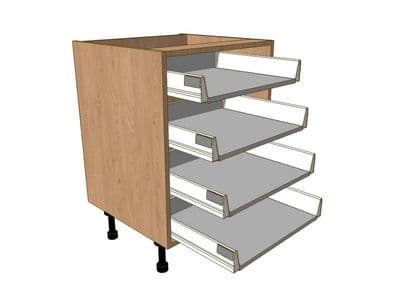 Noto 450mm Drawer Pack 4 Shallow