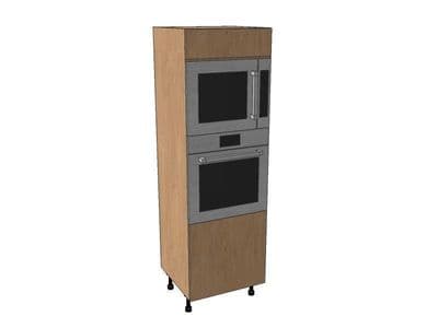 Noto 600mm Single Oven & Microwave Housing Unit 1825mm High