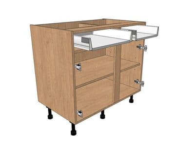 Noto 850mm Drawerline Base Unit To Suit 450mm LH & 400mm RH