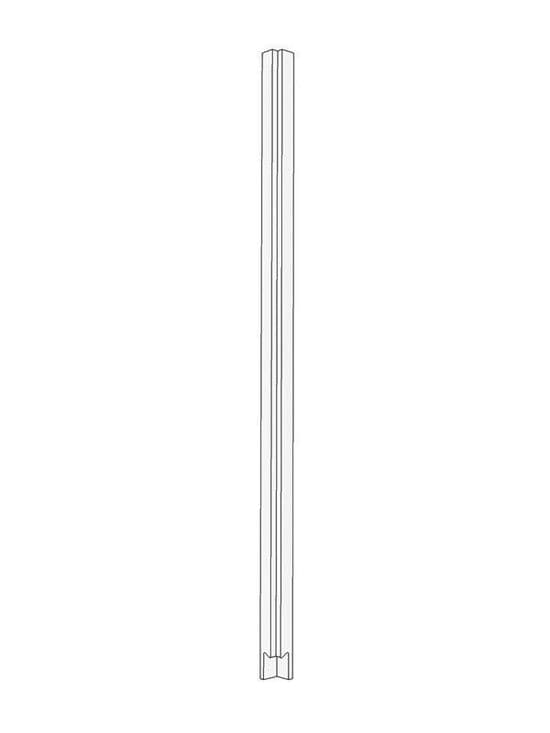 Remo Gloss Regiment Pre-assembled wall Corner Post 715x26x26mm