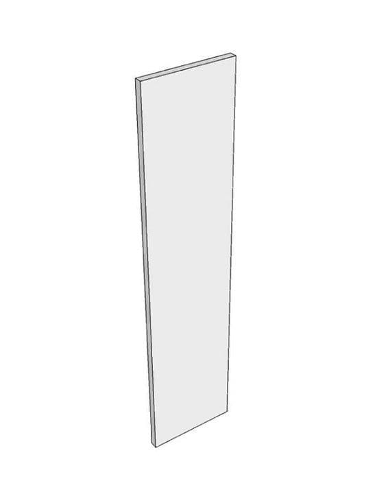 Remo Gloss White Alternative Porter Gloss Wall end panel, 780x370x18mm