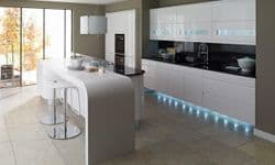 Remo Gloss White Appliance/larder feature end post, 3000x100x50mm