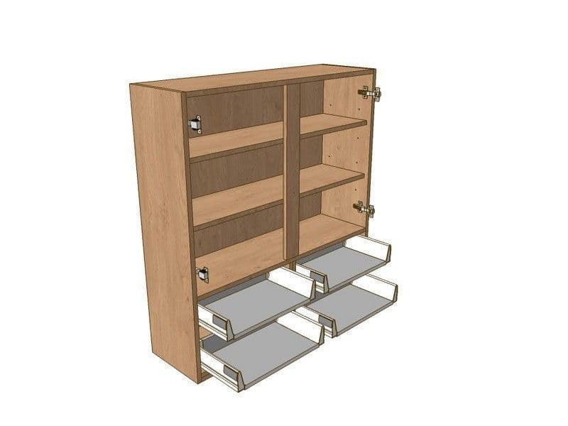 Remo Matt Regiment 1000mm Dresser Unit 4 Drawer To Suit 575mm Wall ...