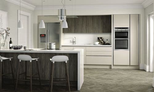 True Handleless Gloss Cashmere Kitchens