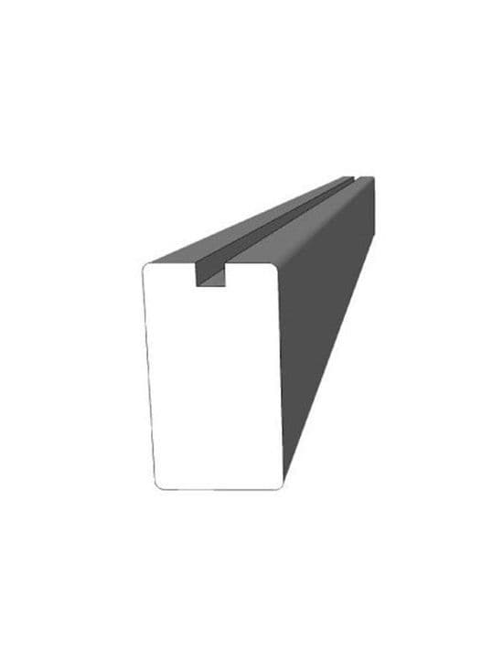 True Handleless Gloss Dove Grey Modern cornice/light pelmet, 3050x50x28mm