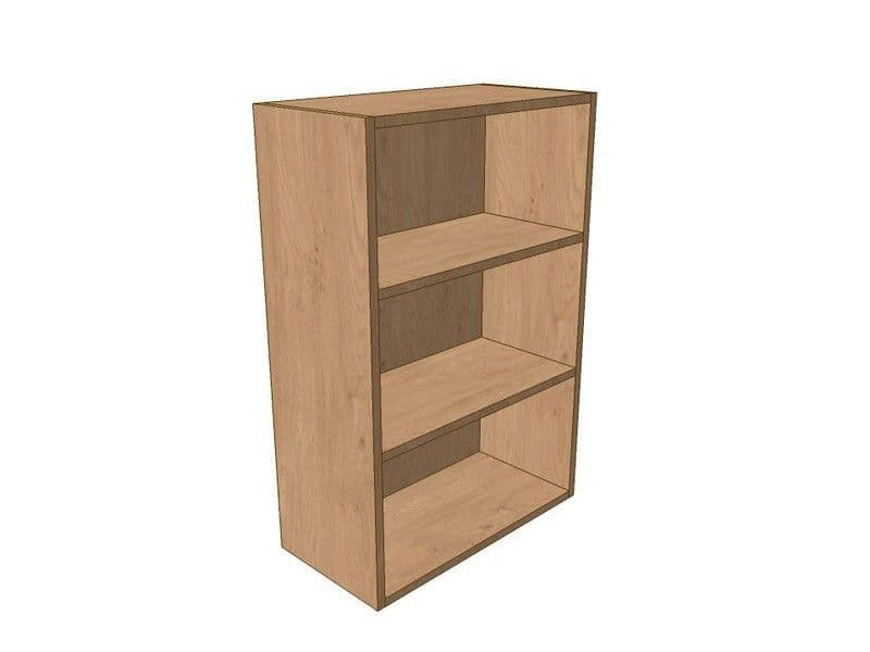 True Handleless Matt Regiment 600mm Open Wall Shelf Unit 900mm High