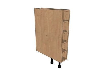 True Handleless Matt Silver Grey 150mm Base Wine Rack Pigeon Hole Unit