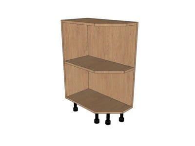 True Handleless Matt Silver Grey 300mm Quad Base Unit LH