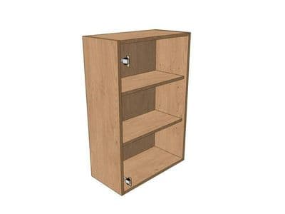 True Handleless Matt Silver Grey 450mm Wall Unit 900mm High