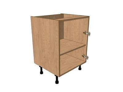 True Handleless Matt Silver Grey 600mm Dummy Drawerline Sink Base Unit