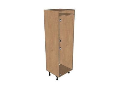 True Handleless Matt Silver Grey 600mm Larder Fridge Freezer Housing Type 2 1825mm High