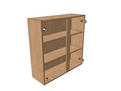 True Handleless Matt Silver Grey 700mm Wall Unit 900mm High 400mm LH & 300mm RH