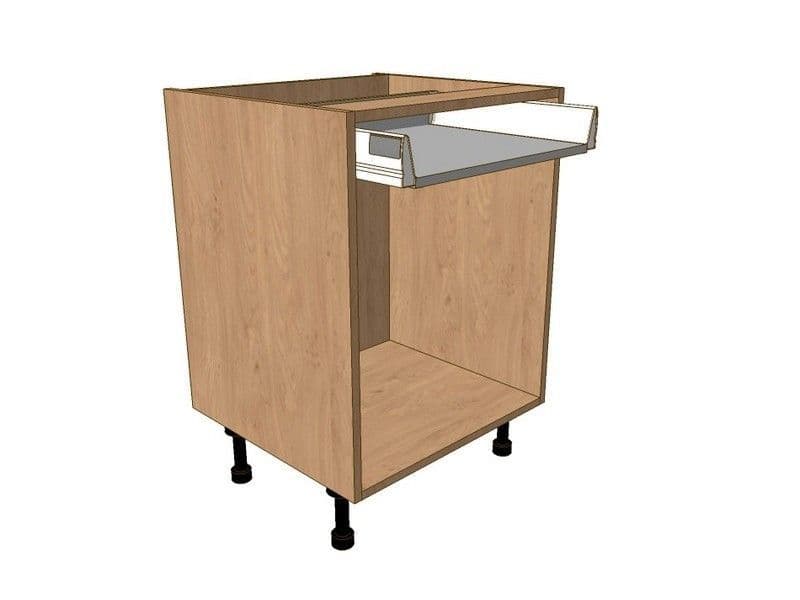Snwb Porter Matt Taupe Grey 500mm Drawer Pack 1 Shallow No Wicker Baskets