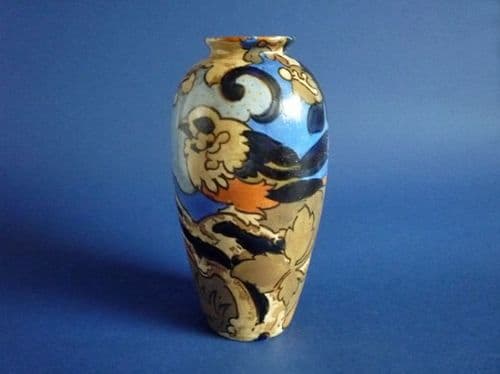 (Sold) Frederick Rhead 'Amstel' Bursley Ware Vase c1925