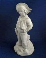 (Sold) Minton Parian Figure of Young Albert Edward Prince of Wales after Winterhalter c1852