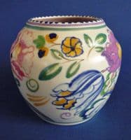 (Sold) Poole Pottery AP Pattern Vase by Truda Carter c1934