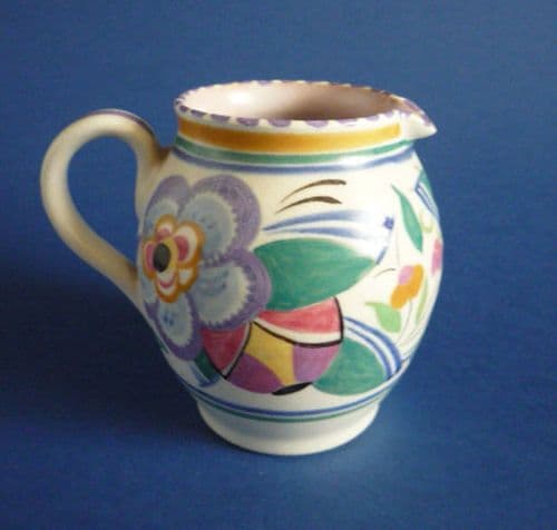 (Sold) Poole Pottery V Pattern 'Leo the Lion' Jug c1935