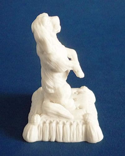 (Sold) Rare Copeland Parian Ware 'The Beggar' Miniature Spaniel c1870