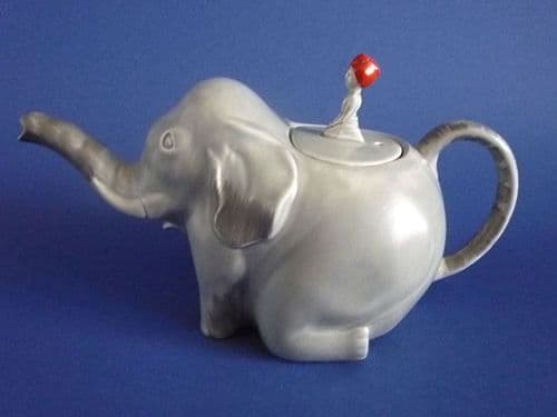 (Sold) Rare Gibson's 'Jumbo' Elephant Teapot c1945