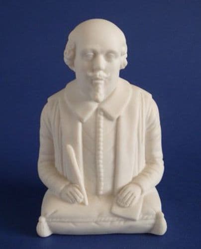 (Sold) Rare Robinson and Leadbeater Parian Ware Monument Bust of William Shakespeare c1880