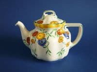 (Sold) Rare Royal Doulton 'Rossetti' Teapot D4738 c1928