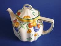 (Sold) Rare Royal Doulton 'Rossetti' Teapot D4738 c1928
