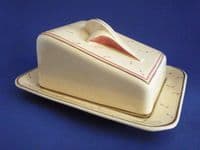 (Sold) Rare Susie Cooper Wood and Sons Wren Shape Cheese Dish c1935
