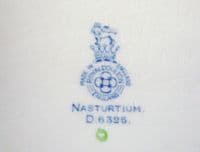 (Sold) Rare Vintage Royal Doulton 'Nasturtium - Mottled Ground' Arnhem Tray D6325 c1950