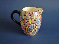 (Sold)  Shelley 'Bubbles' Bute Shape Cream Jug c1925