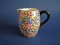 (Sold)  Shelley 'Bubbles' Bute Shape Cream Jug c1925