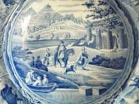 (Sold) Superb Spode Caramanian Series 'City of Corinth' Soup Plate c1810