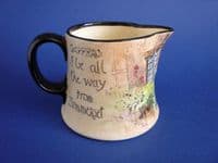(Sold) Unusual Royal Doulton 'Gaffers' Argus Jug D4210 c1925