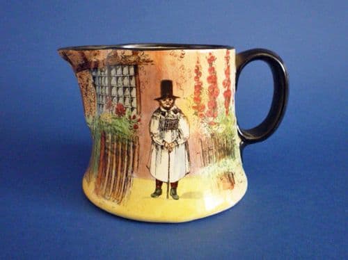 (Sold) Unusual Royal Doulton 'Gaffers' Argus Jug D4210 c1925