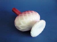 Antique Thomas Webb Cased Pink Satin Glass Vase c1880 (Sold)