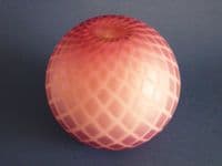 Antique Thomas Webb Cased Pink Satin Glass Vase c1885