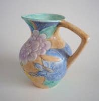 Beswick Art Deco Bluebird and Flower Jug c1935 (Sold)