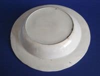 Blue and White Pearlware 'Chinese Flowering Pot' or 'Gardener' Tart Dish c1820