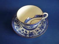 Bodley China Moustache Cup and Saucer c1870 (Sold)