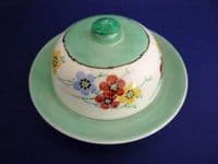 Bough Pottery Hand Painted Covered Dish by Christina Catherine Amour c1920