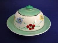 Bough Pottery Hand Painted Covered Dish by Christina Catherine Amour c1920