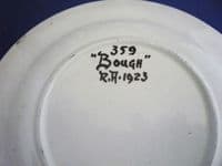 Bough Pottery Hand Painted Plate by Richard Amour c1923
