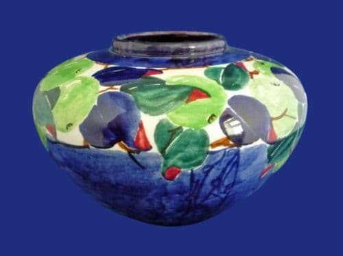 Bough Pottery Hand Painted Vase by Richard Amour c1920