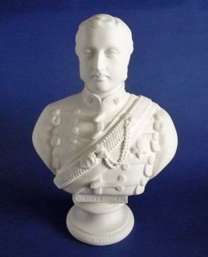 Brown-Westhead, Moore and Co. Parian Ware Bust of Albert Edward, Prince of Wales c1864 (Sold)