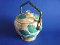 Burleigh Ware Art Deco 'Strawberry' Biscuit Jar c1930