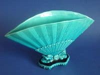 Burmantofts Faience Aesthetic Movement 'Fan' Vase c1895