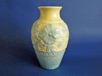 Burmantofts Faience Art Pottery 'Poppy' Vase c1890
