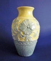 Burmantofts Faience Art Pottery 'Poppy' Vase c1890