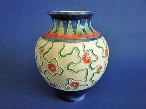 Burmantofts Faience Art Pottery Vase c1900